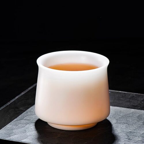 仕女杯品茗杯手绘陶瓷茶具居家品茗轻奢雅致功夫茶道居家雅致居家