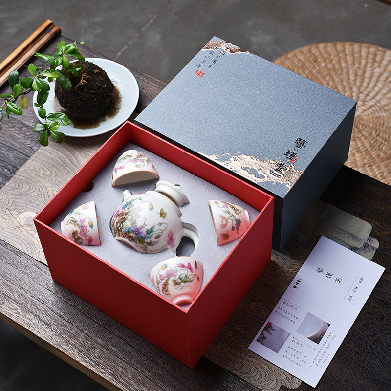 汝窑瓷器功夫茶具套装2026新款个人专用喝茶茶杯轻奢高档高端大气