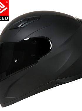 FASEED法赛德摩托车头盔男女机车全盔816复古3C认证赛车夏季防雾