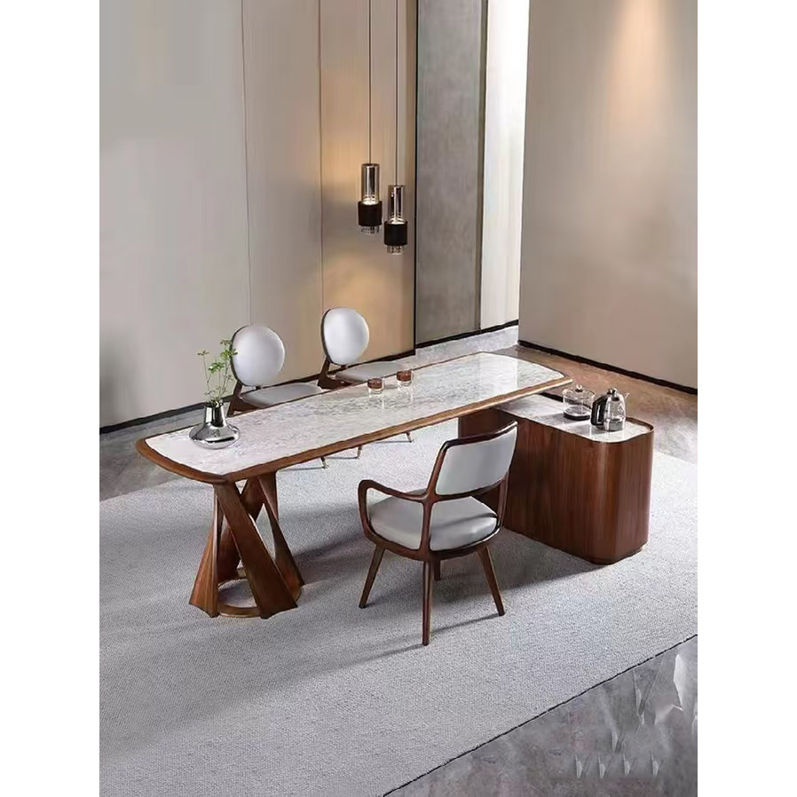 宋式美学黑胡桃木茶桌椅组合设计师同款家用客厅高端定制家具茶台,住宅家具,家用茶台/茶桌,淘宝优惠券,粉丝福利购,淘宝优惠卷