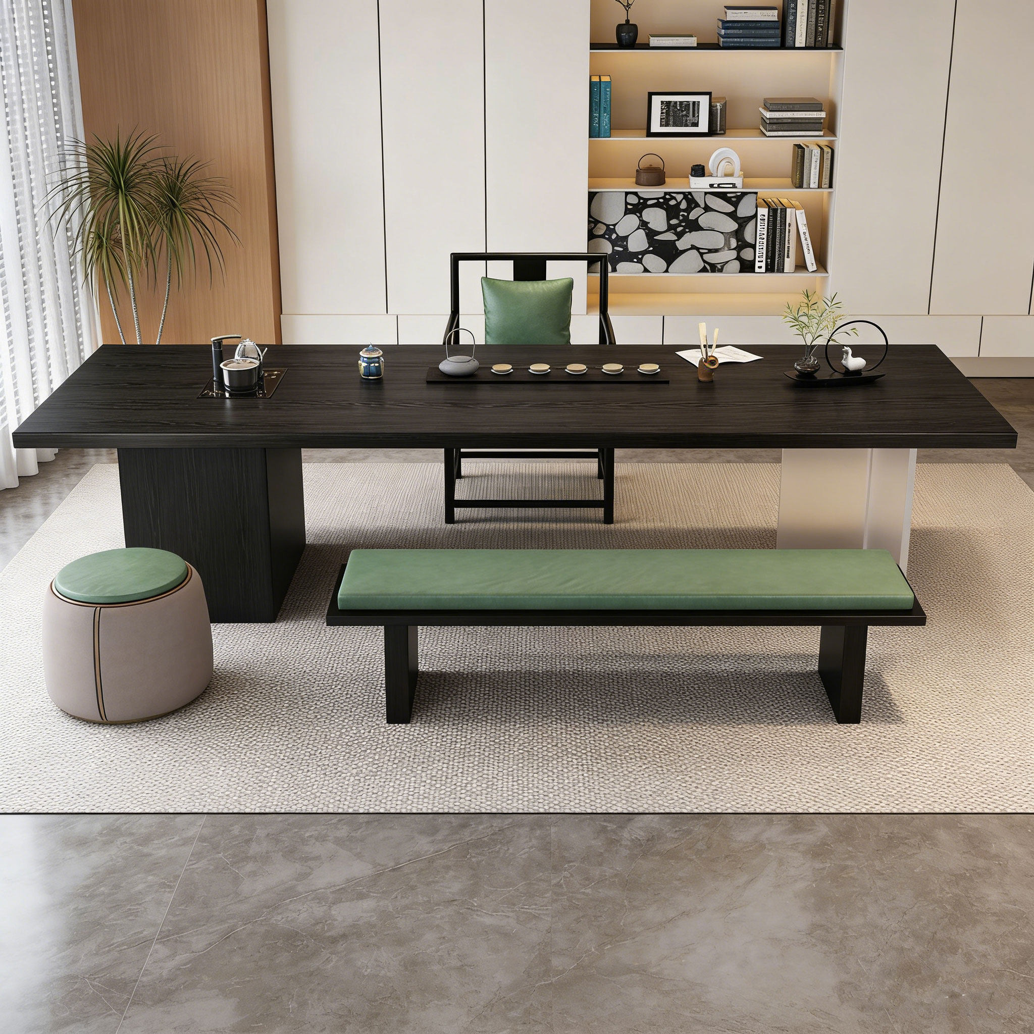 宋式美学2026黑胡桃木茶桌椅家用别墅高端定制设计师同款家具茶台,住宅家具,家用茶台/茶桌,淘宝优惠券,粉丝福利购,淘宝优惠卷