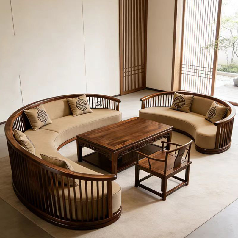 宋式美学高端定制黑胡桃木设计师同款沙发办公室禅意多人位家具,住宅家具,沙发,淘宝优惠券,粉丝福利购,淘宝优惠卷