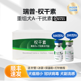 狗狗干扰素犬瘟细小病毒治疗套餐肠胃炎症药呕吐拉稀止吐止泻单抗