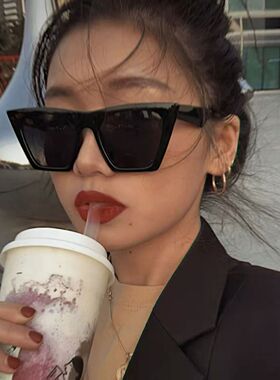 外贸 防晒墨镜女高级感出街显瘦防紫外线男士太阳镜sunglasses