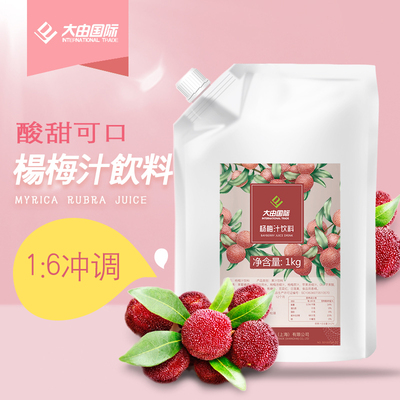 大由国际杨梅汁石榴哈密瓜芭乐山楂浓缩专用餐饮饮料夏日冲剂饮品