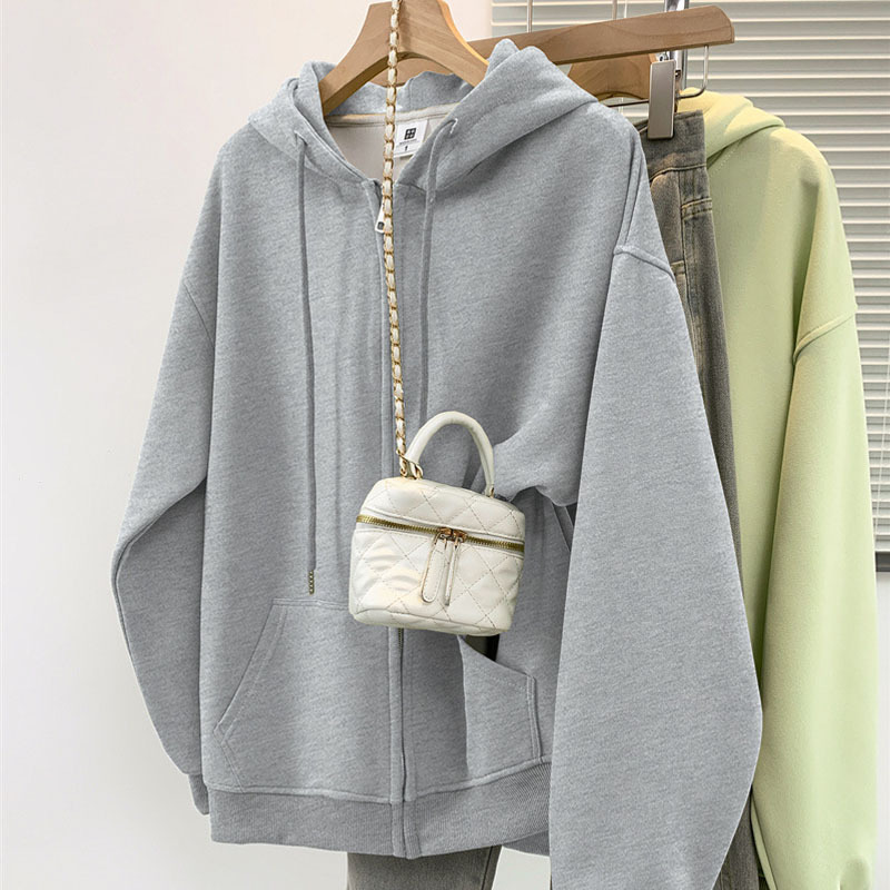 多色连帽女士卫衣2025秋冬新款