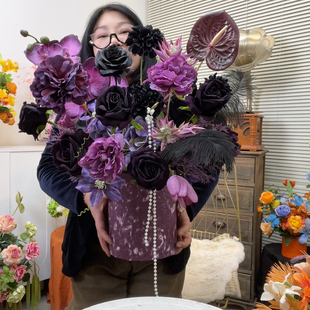 特价  教师节礼物高档仿真花艺抱抱桶送女友七夕告白网红520浪漫