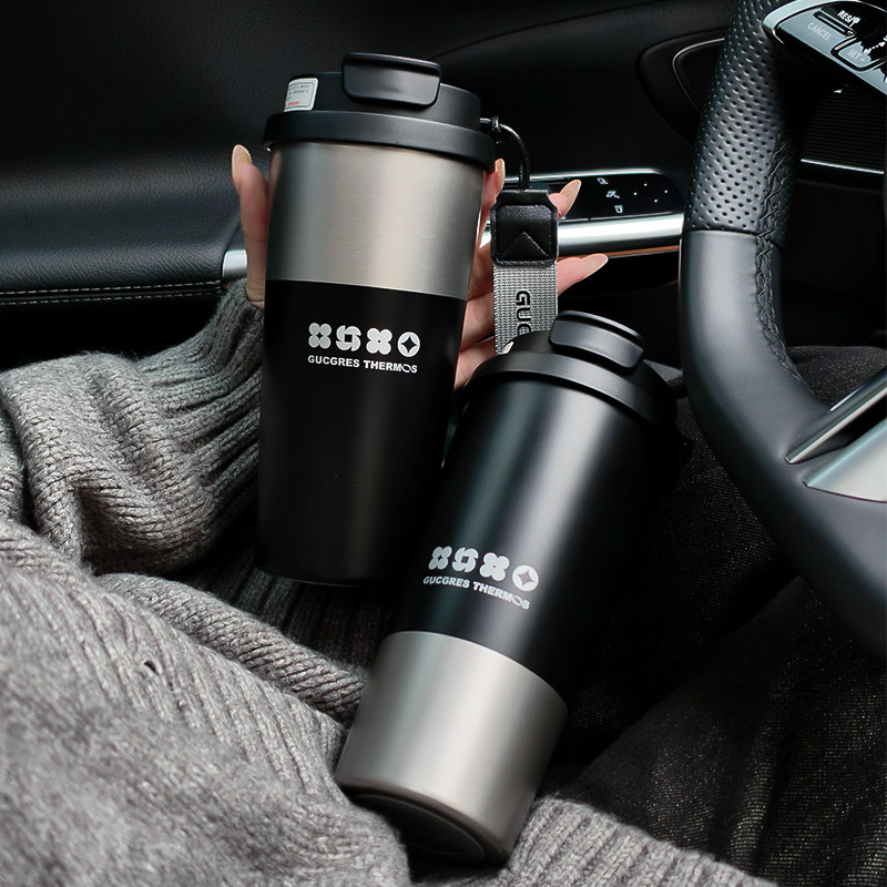 便携车载陶瓷内胆咖啡杯保温杯双饮大容量高颜值杯子吸管水杯男款,餐饮具,保冷/保温杯,淘宝优惠券,粉丝福利购,淘宝优惠卷