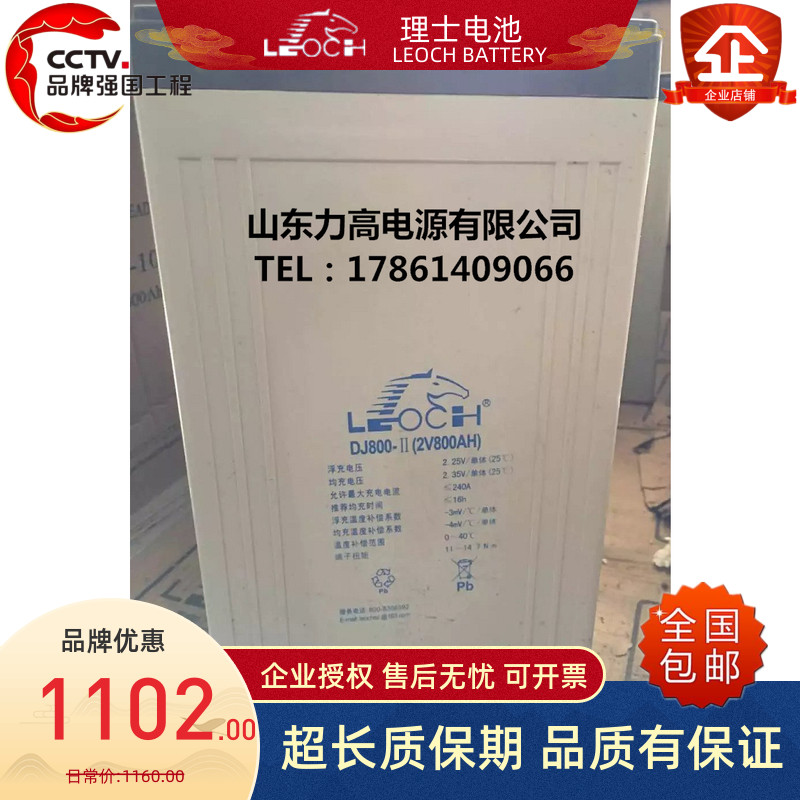 理士蓄电池 DJ800/2V800AH风力发电铁路通讯基站电瓶 理士2V800AH