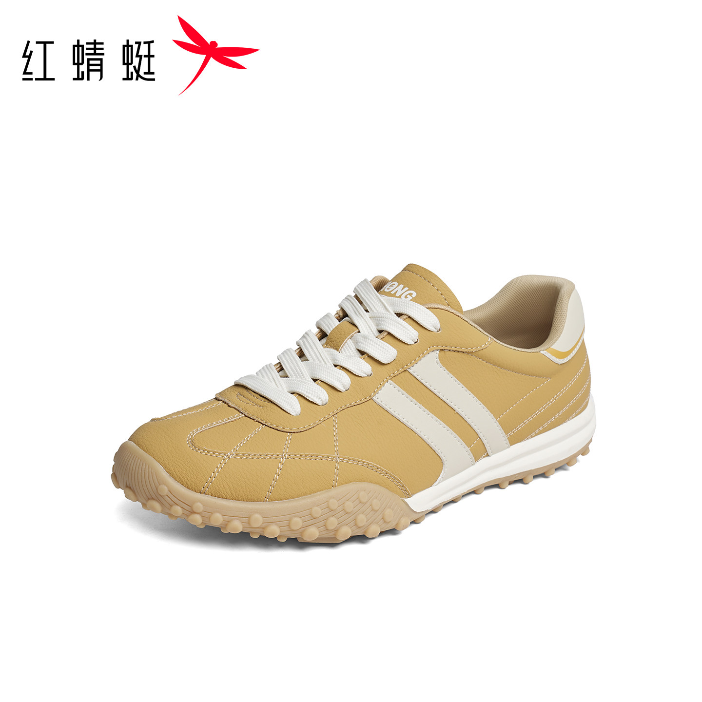红蜻蜓男鞋2025秋季新款厚底潮流运动休闲鞋子男士外穿圆头德训鞋