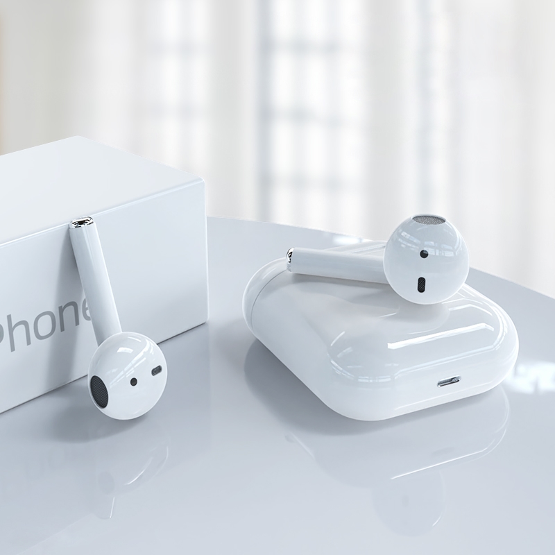 二代蓝牙耳机苹果airpods2代华强北洛达顶配无线蓝牙iPhone11pro双耳充电仓改名1536u一入耳式max运动airpods