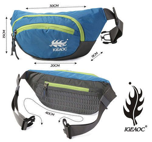 IGEAOC尼龙旅行高品质腰包超值