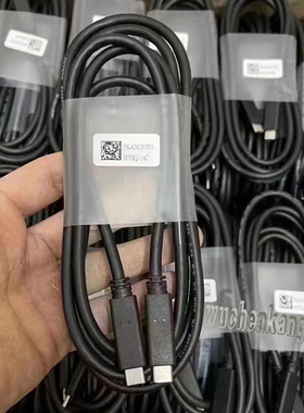 Dell全功能100W USB3.1/3.2 gen2双头type-c数据线PD快充线4K视频