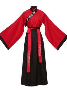古装武侠风日常班服交领毕业照