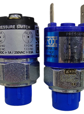 FOX 原装意大利压力开关K4TCF1/K4TCF6/K4AVO1