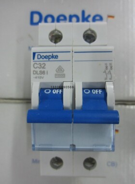 原装德国doepke断路器开关2P32a DLS6i  1P32A现货 2P6A