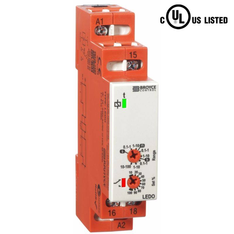 Broyce Control间时继电器LEDO 12-230V AC/DC原装正品