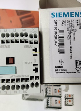 西门子接触器3RT1016-2KB41全新原装正品