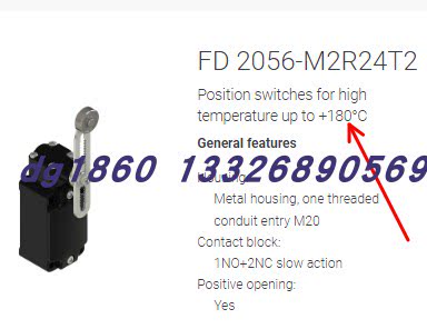FD2057-M2R24T2  high temperature to +180°C FD2056-M2R24T2