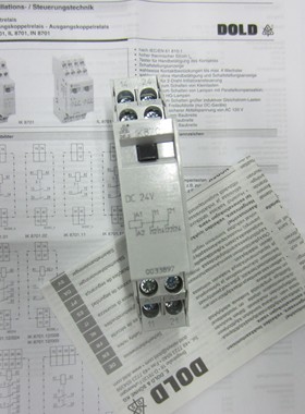 IK8701 进口全新DOLD继电器IK8701.12 24VDC原装正品0033897