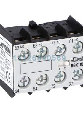 BGX1022 Lovato辅助触头头用于BG09 BG12 BG系列接触器BGX10...
