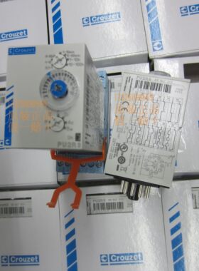 CROUZET PU2R1 PU2R3时间继电器88867305/PU2R10正品