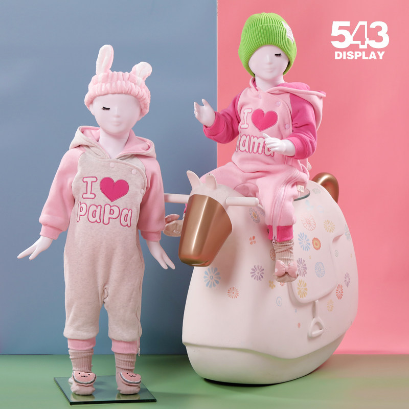 儿童模特道具小孩子男女全身童装店展示假人台高档婴幼儿服装模型