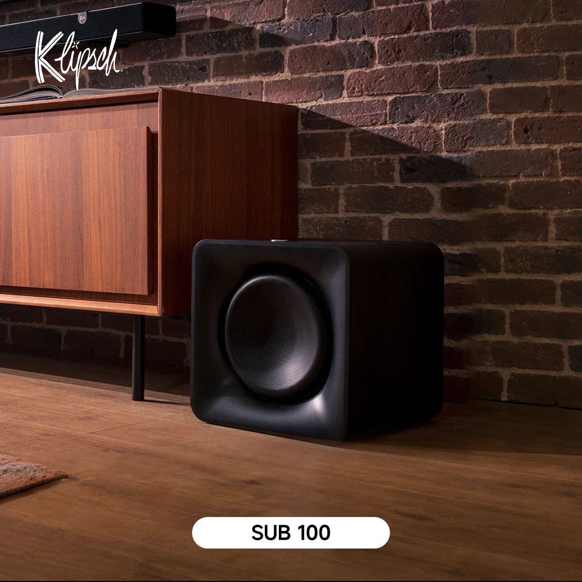 Klipsch/杰士 Flexus Sub 100 10英寸无线有源低音炮家庭影院