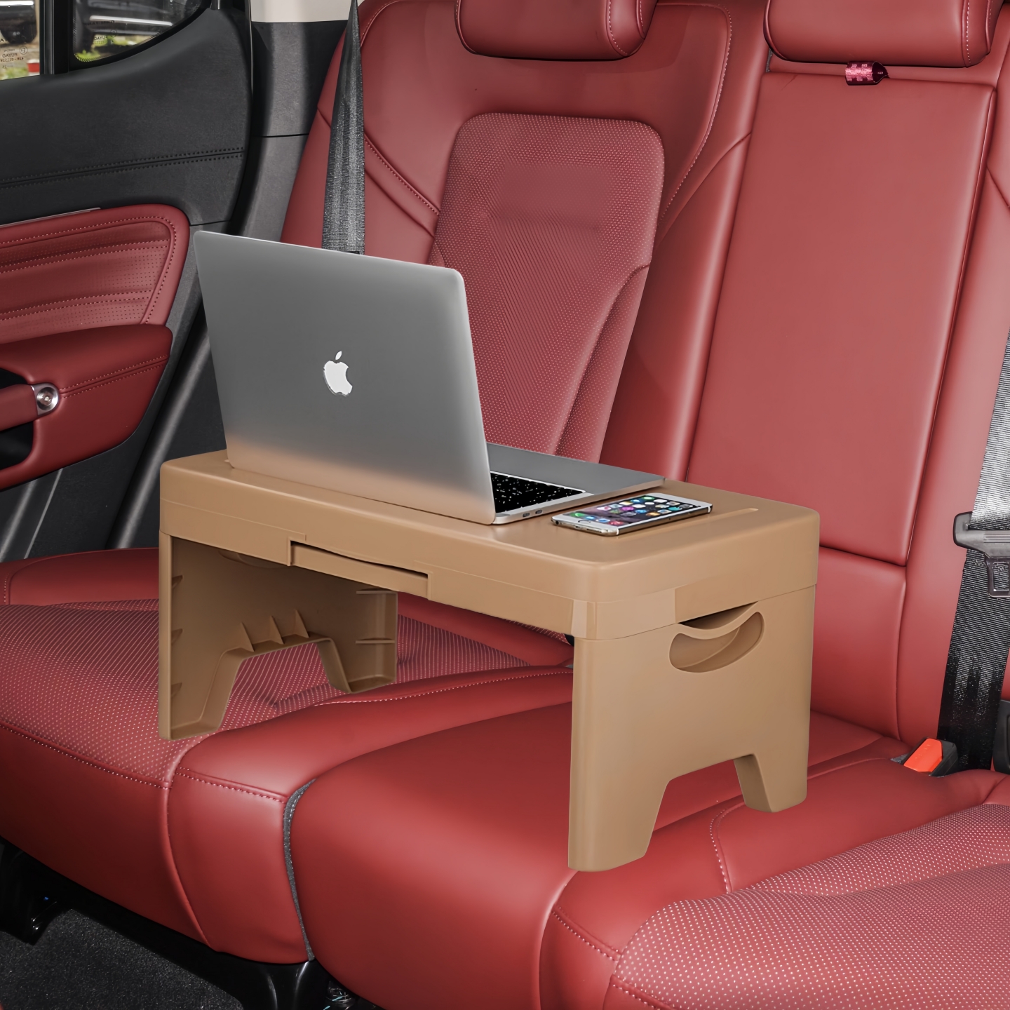 汽车后座折叠桌板学习写作业吃饭