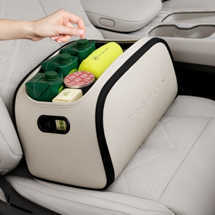 车载副驾驶收纳桶大容量收纳袋汽车后备箱置物箱女车用整理储物兜