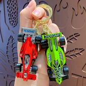 F1方程式 儿童书包挂件男孩小饰品背包外挂饰 赛车汽车钥匙扣链男款