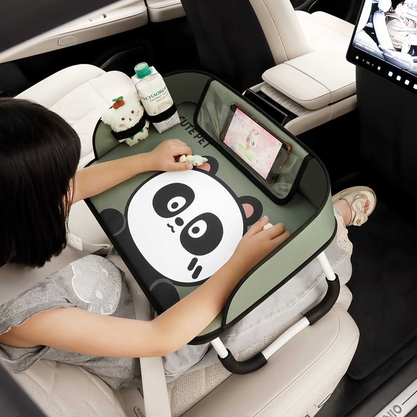 车载桌板后座折叠餐桌写作业神器
