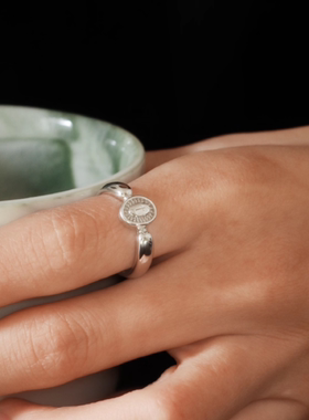 Heymen黑门 真光 原创设计小众925银男女款十字架戒指