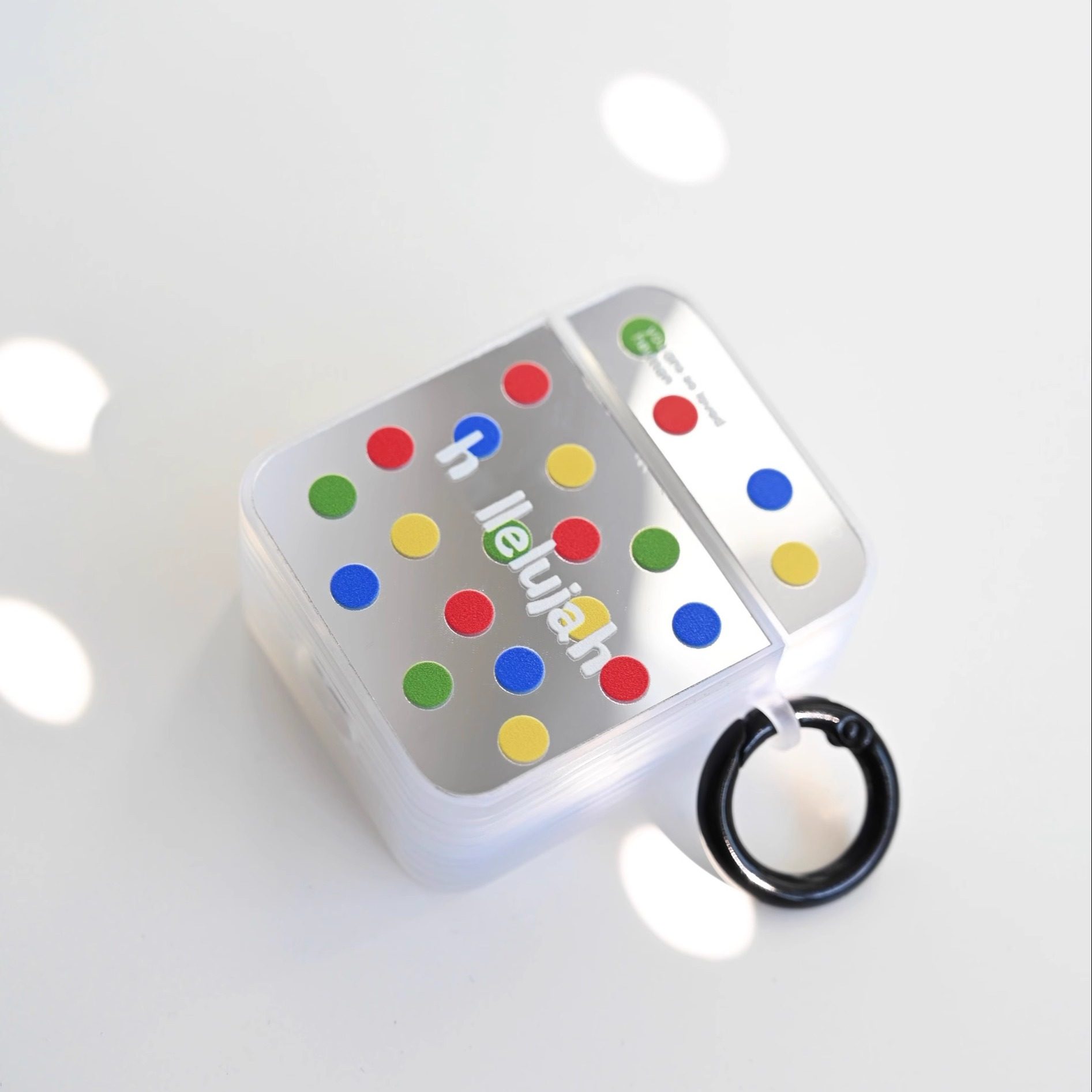 Heymen黑门 快乐的小彩点点 原创设计AirPods镜面耳机套壳,3C数码配件,耳机保护套,淘宝优惠券,粉丝福利购,淘宝优惠卷