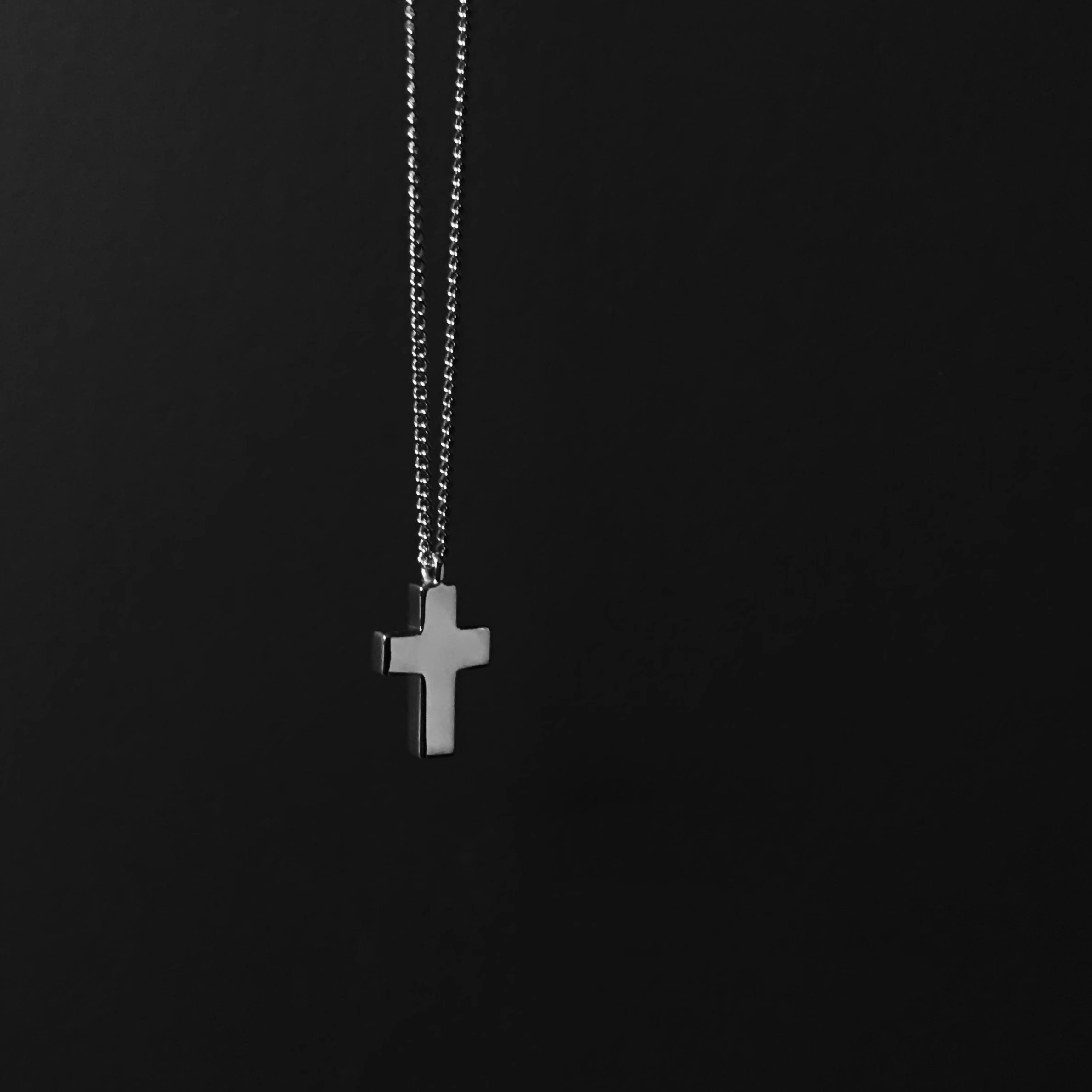 Heymen黑门英伦风加厚十字架项链