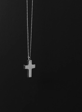 Heymen黑门英伦风加厚十字架项链