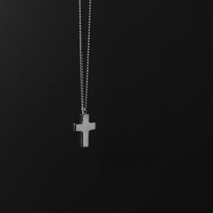 Heymen黑门 英伦风加厚十字架925银项链