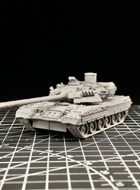 1/72比例T80U主战坦克模型成品代工素组白模战争雷霆周边