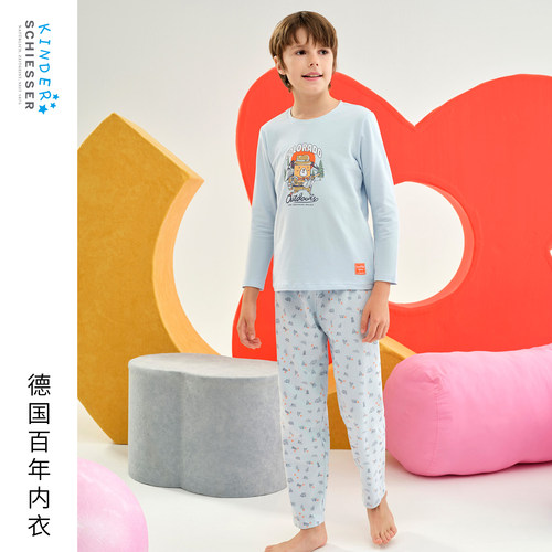舒雅男童超级小英雄家居服套装