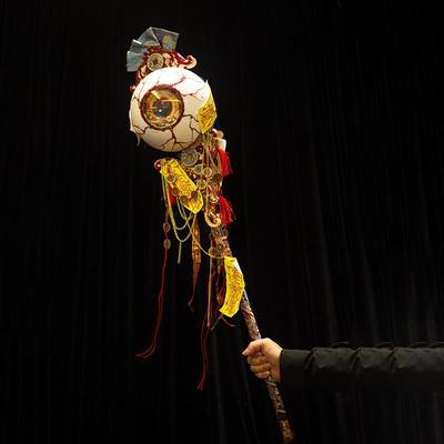 初音未来小僵尸cos眼珠子道具