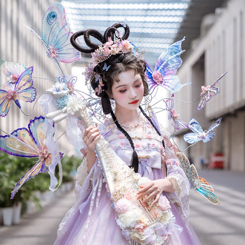 蝶六芒星原创lolita迪丽热巴手作