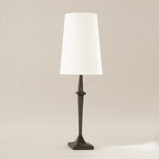 酒店复刻定制台灯 铁艺锻打台灯新中式 Lampe 样板间Adam中古风法式