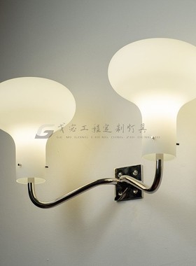 Large WallLights后现代美式创意水母壁灯磨砂玻璃艺术背景灯墙壁