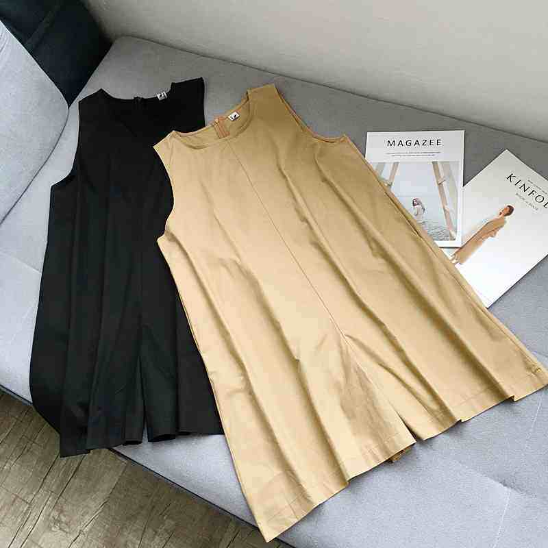 吊带连体短裤女夏2018新款U领黑色无袖高腰显瘦阔腿背带连身衣裤|msdalam kategori Butik wanita / wanita, seluar, seluar santai - dari Buy2taobao.com untuk memberikan perkhidmatan ejen Taobao profesional membeli