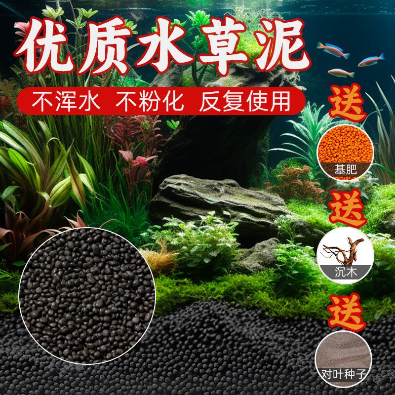 鱼缸专用水草泥陶粒砂水草种子套餐水族水草籽草缸底砂造景基肥 鲜花速递/花卉仿真/绿植园艺 家庭园艺种子 原图主图