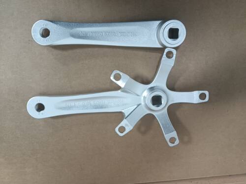 浩盟超轻铝合曲柄130BCD正5爪170MM亮抛光银折叠车改装车