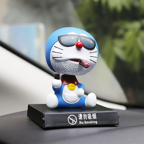 弹簧摇头卡通可爱汽车摆件