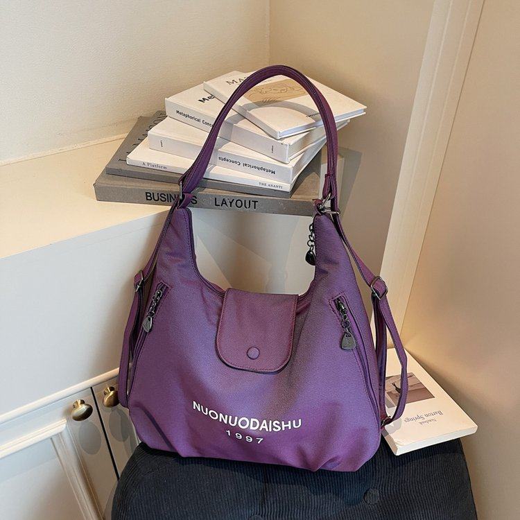 休闲百搭多功能托特单肩包2025新款中性洋气双肩背包设计感腋下包,箱包皮具/热销女包/男包,托特包,淘宝优惠券,粉丝福利购,淘宝优惠卷