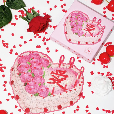 富富SideProject「富的」系列 趣味迷你蛋糕拼图中式梦核艺术礼物