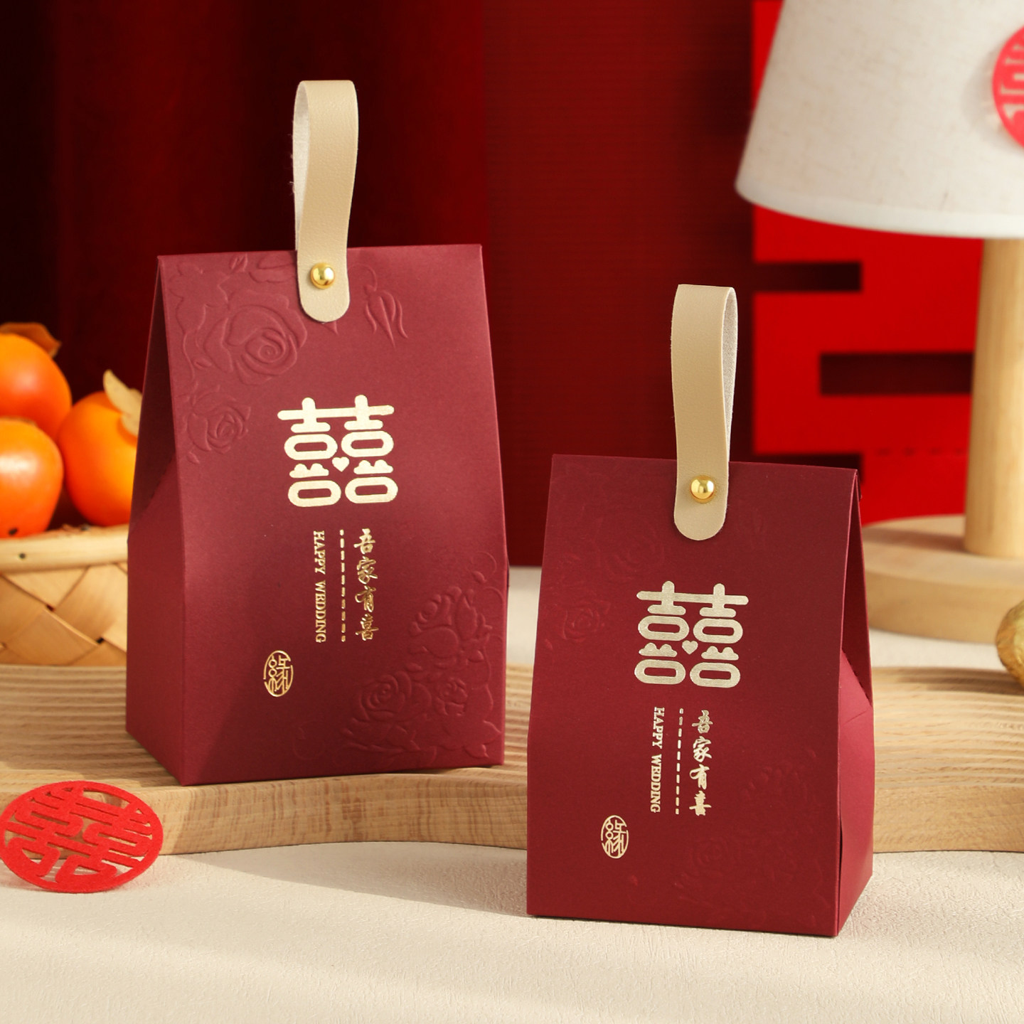 2026新款伴手礼糖盒结婚喜糖盒子高级感婚礼喜糖袋糖果礼盒包装盒